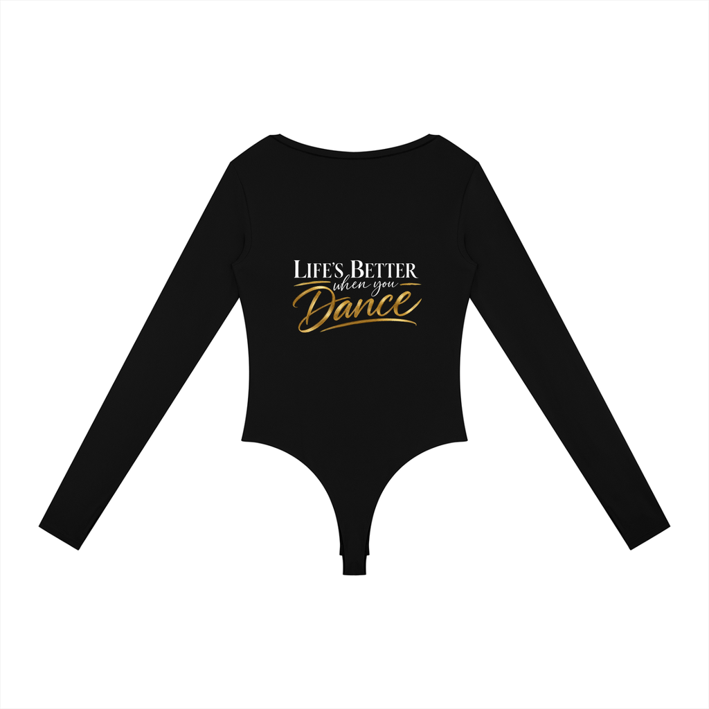 Women's Tight Long Sleeve Yoga Bodysuit